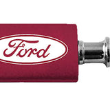 Ford Anodized Aluminum Valet Key Fob - Burgundy