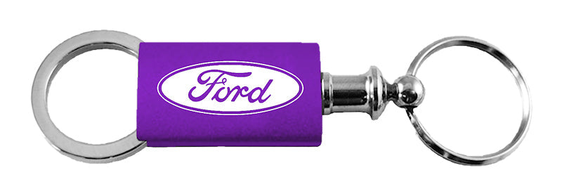 Ford Anodized Aluminum Valet Key Fob - Purple