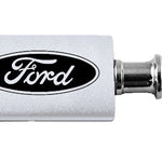 Ford Anodized Aluminum Valet Key Fob - Silver