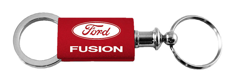 Ford Fusion Anodized Aluminum Valet Key Fob - Red