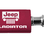 Jeep Gladiator Anodized Aluminum Valet Key Fob - Burgundy