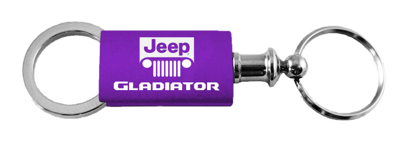 Jeep Gladiator Anodized Aluminum Valet Key Fob - Purple