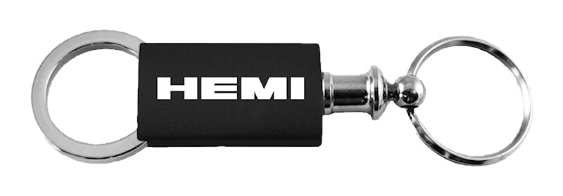 Mopar Hemi Anodized Aluminum Valet Key Fob - Black