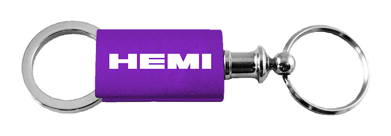 Mopar Hemi Anodized Aluminum Valet Key Fob - Purple