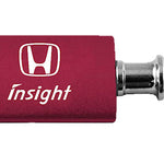 Honda Insight Anodized Aluminum Valet Key Fob - Burgundy