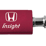 Honda Insight Anodized Aluminum Valet Key Fob - Burgundy