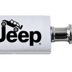 Jeep Climbing Anodized Aluminum Valet Key Fob - Silver