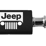 Jeep Grill Anodized Aluminum Valet Key Fob - Black