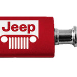 Jeep Grill Anodized Aluminum Valet Key Fob - Red