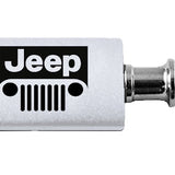 Jeep Grill Anodized Aluminum Valet Key Fob - Silver