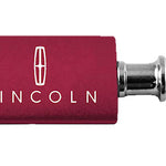 Lincoln Anodized Aluminum Valet Key Fob - Burgundy