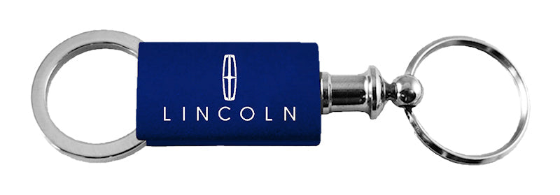 Lincoln Anodized Aluminum Valet Key Fob - Navy