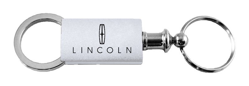 Lincoln Anodized Aluminum Valet Key Fob - Silver