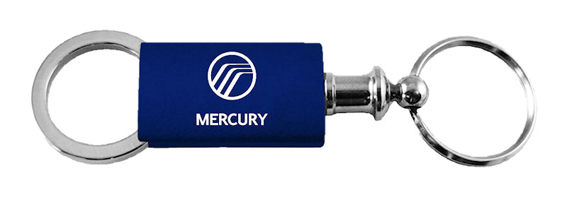 Mercury Anodized Aluminum Valet Key Fob - Navy