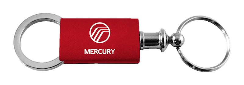 Mercury Anodized Aluminum Valet Key Fob - Red