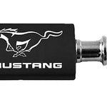 Mustang Anodized Aluminum Valet Key Fob - Black