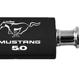 Mustang 5.0 Anodized Aluminum Valet Key Fob - Black