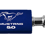 Mustang 5.0 Anodized Aluminum Valet Key Fob - Navy