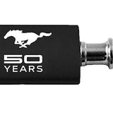 Mustang 50 Years Anodized Aluminum Valet Key Fob - Black