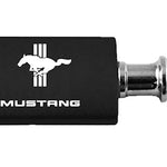 Mustang Tri-Bar Anodized Aluminum Valet Key Fob - Black