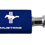 Mustang Tri-Bar Anodized Aluminum Valet Key Fob - Navy