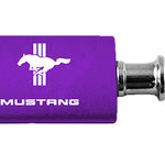 Mustang Tri-Bar Anodized Aluminum Valet Key Fob - Purple