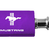 Mustang Tri-Bar Anodized Aluminum Valet Key Fob - Purple