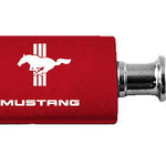 Mustang Tri-Bar Anodized Aluminum Valet Key Fob - Red