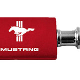 Mustang Tri-Bar Anodized Aluminum Valet Key Fob - Red