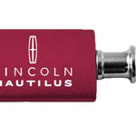 Lincoln Nautilus Anodized Aluminum Valet Key Fob - Burgundy