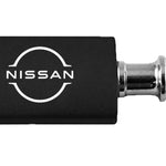 Nissan Logo Anodized Aluminum Valet Key Fob - Black