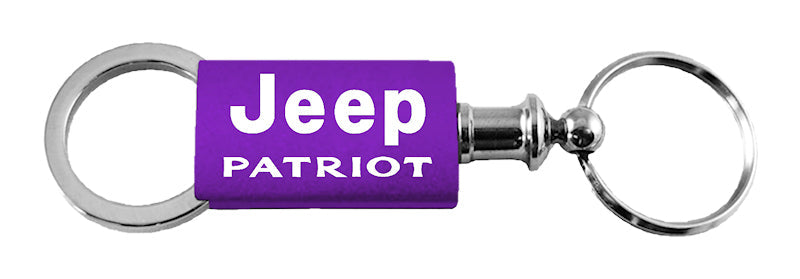 Jeep Patriot Anodized Aluminum Valet Key Fob - Purple