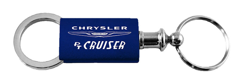 Chrysler PT Cruiser Anodized Aluminum Valet Key Fob - Navy