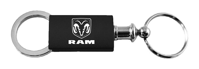 Ram Anodized Aluminum Valet Key Fob - Black