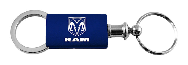 Ram Anodized Aluminum Valet Key Fob - Navy