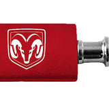 Ram Head Anodized Aluminum Valet Key Fob - Red