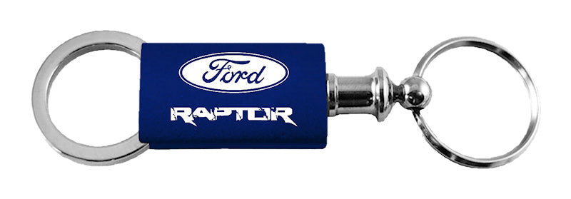 Ford Raptor Anodized Aluminum Valet Key Fob - Navy