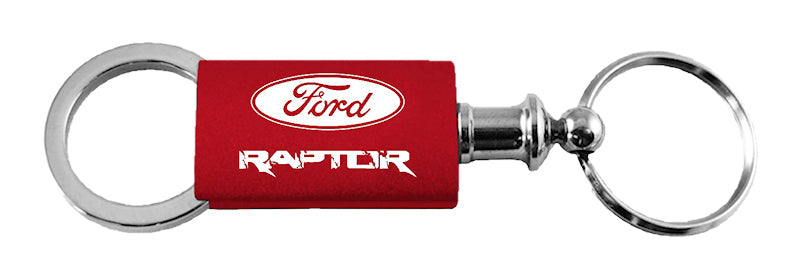 Ford Raptor Anodized Aluminum Valet Key Fob - Red