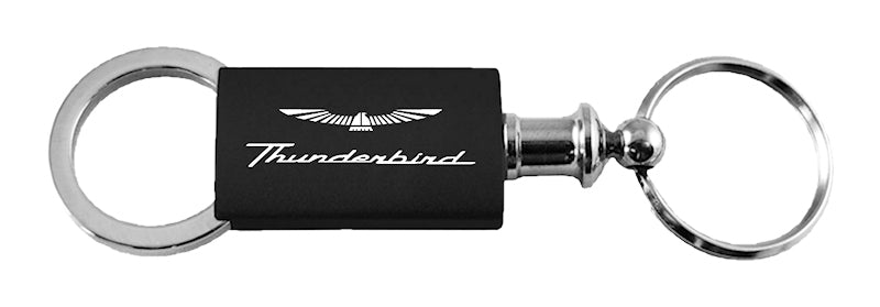 Ford Thunderbird Anodized Aluminum Valet Key Fob - Black