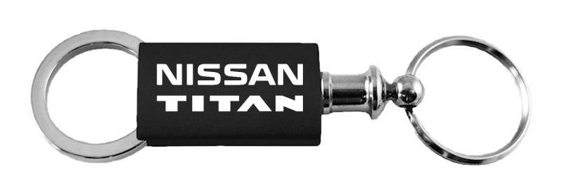 Nissan Titan Anodized Aluminum Valet Key Fob - Black