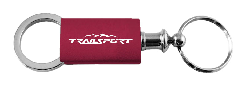 Honda TrailSport Anodized Aluminum Valet Key Fob - Burgundy