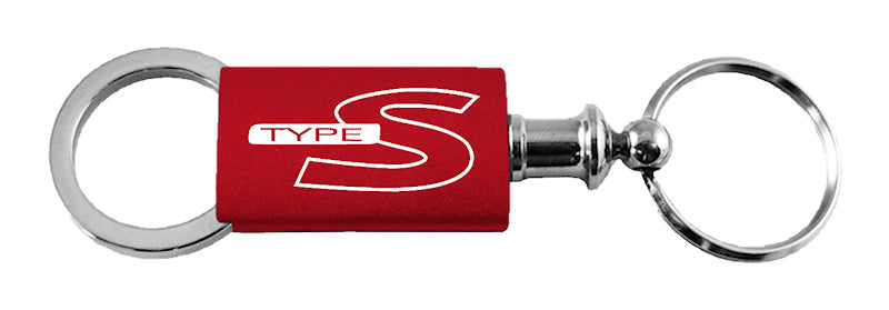 Acura Type-S Anodized Aluminum Valet Key Fob - Red