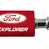 Ford Explorer Anodized Aluminum Valet Key Fob - Red