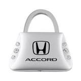 Honda Accord Jeweled Purse Key Fob - Silver