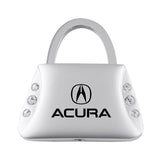 Acura Jeweled Purse Key Fob - Silver