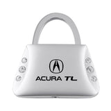 Acura TL Jeweled Purse Key Fob - Silver