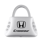 Honda Crosstour Jeweled Purse Key Fob - Silver