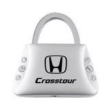 Honda Crosstour Jeweled Purse Key Fob - Silver