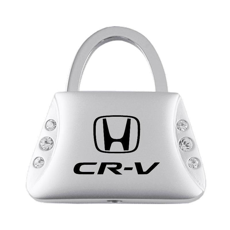 Honda CR-V Jeweled Purse Key Fob - Silver