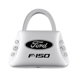 Ford F-150 Jeweled Purse Key Fob - Silver